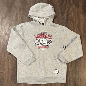 Canyon River Blues Gray Baseball Hoodie